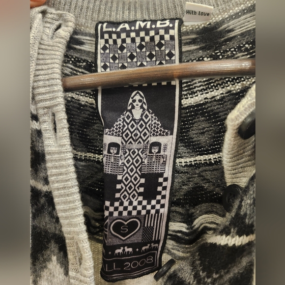 L.A.M.B. 100% Cashmere Fair Aisle Sweater - Picture 7 of 8